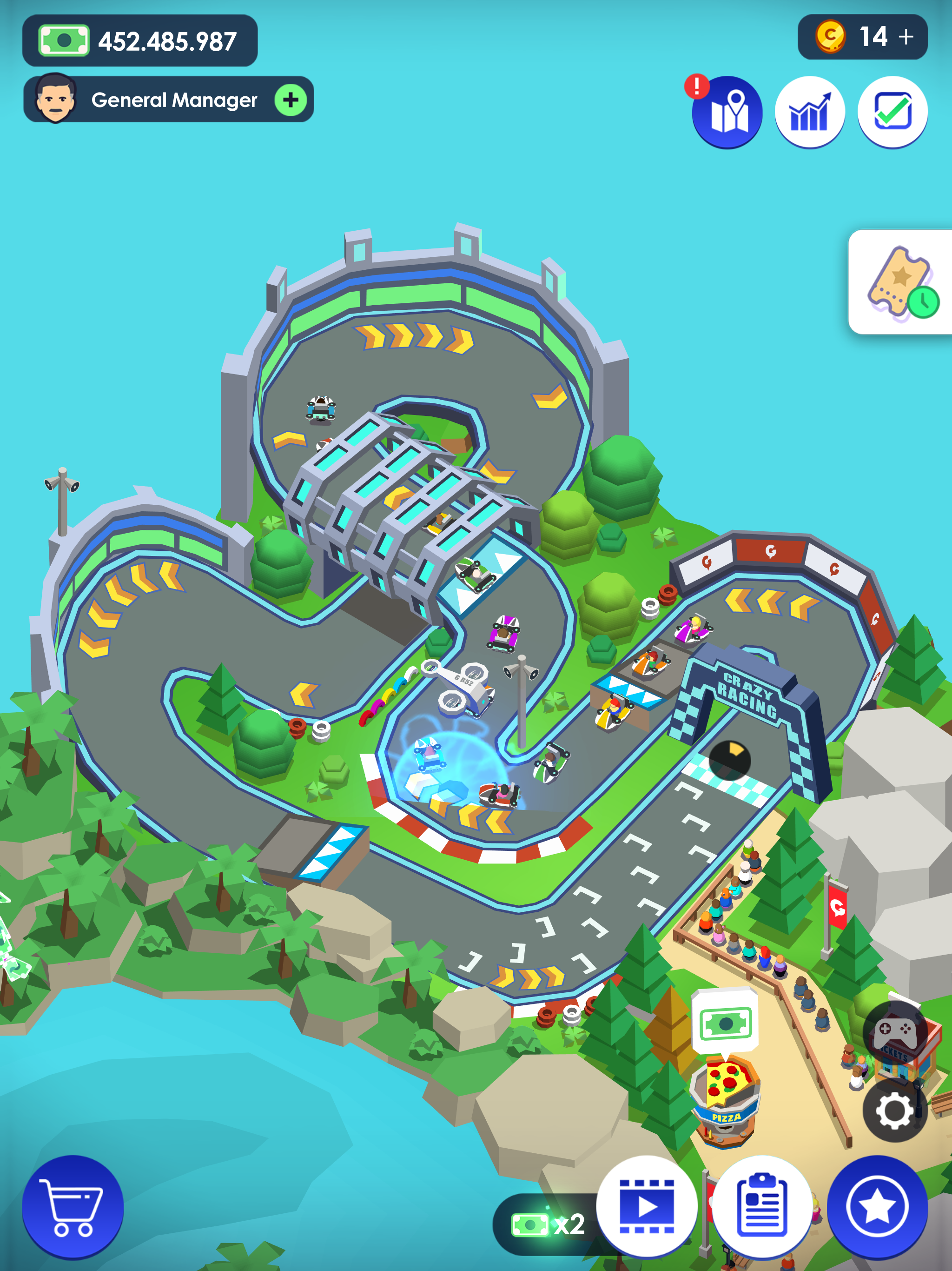 Idle Theme Park Tycoon