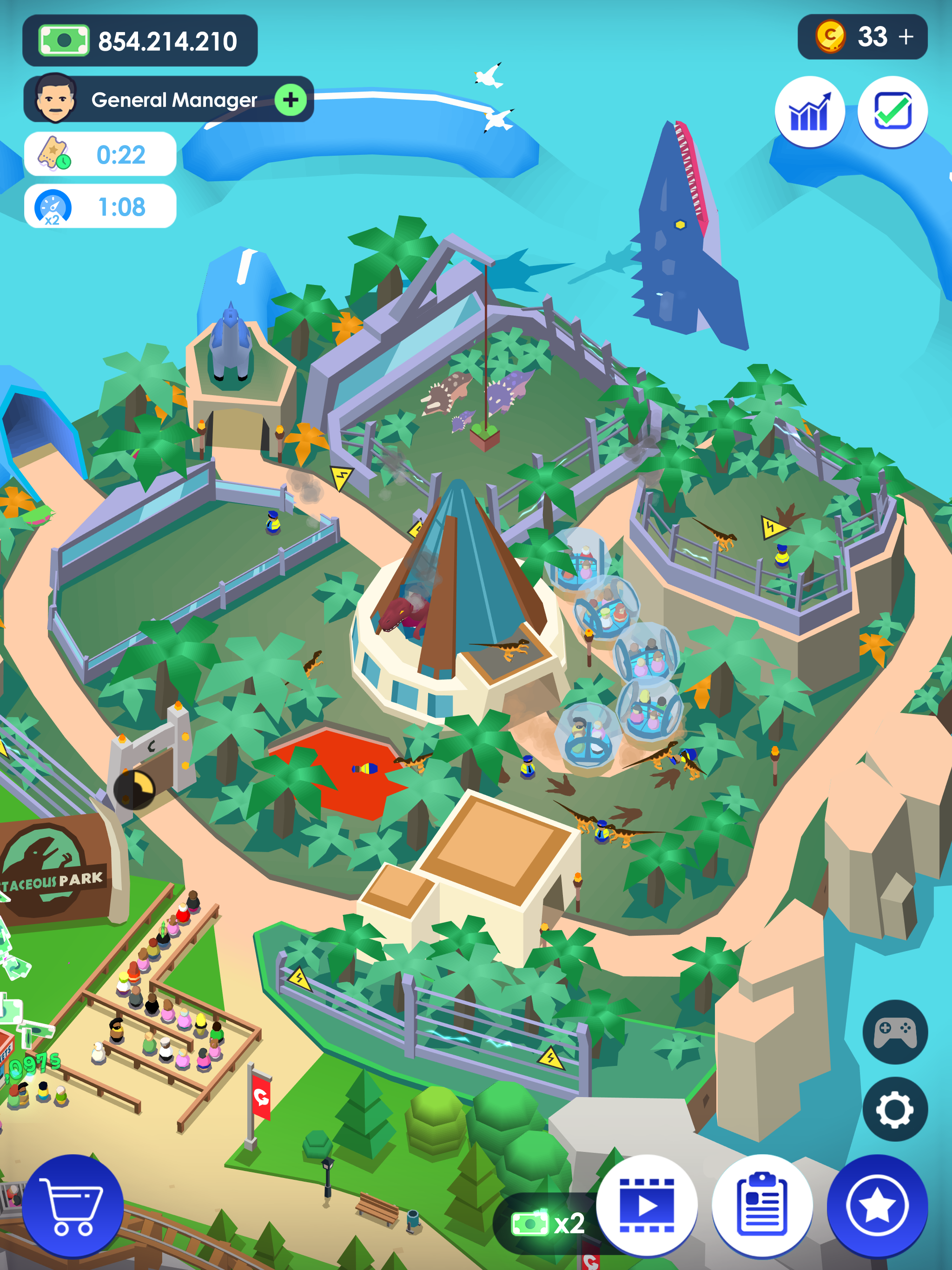 Idle Theme Park Tycoon