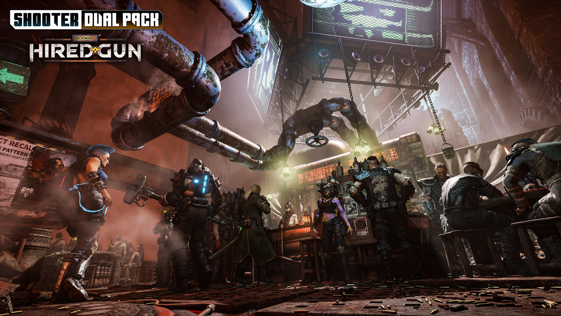 Shooter Dual Pack I Necromunda: Hired Gun + Space Hulk: Deathwing – Enhanced Edition
