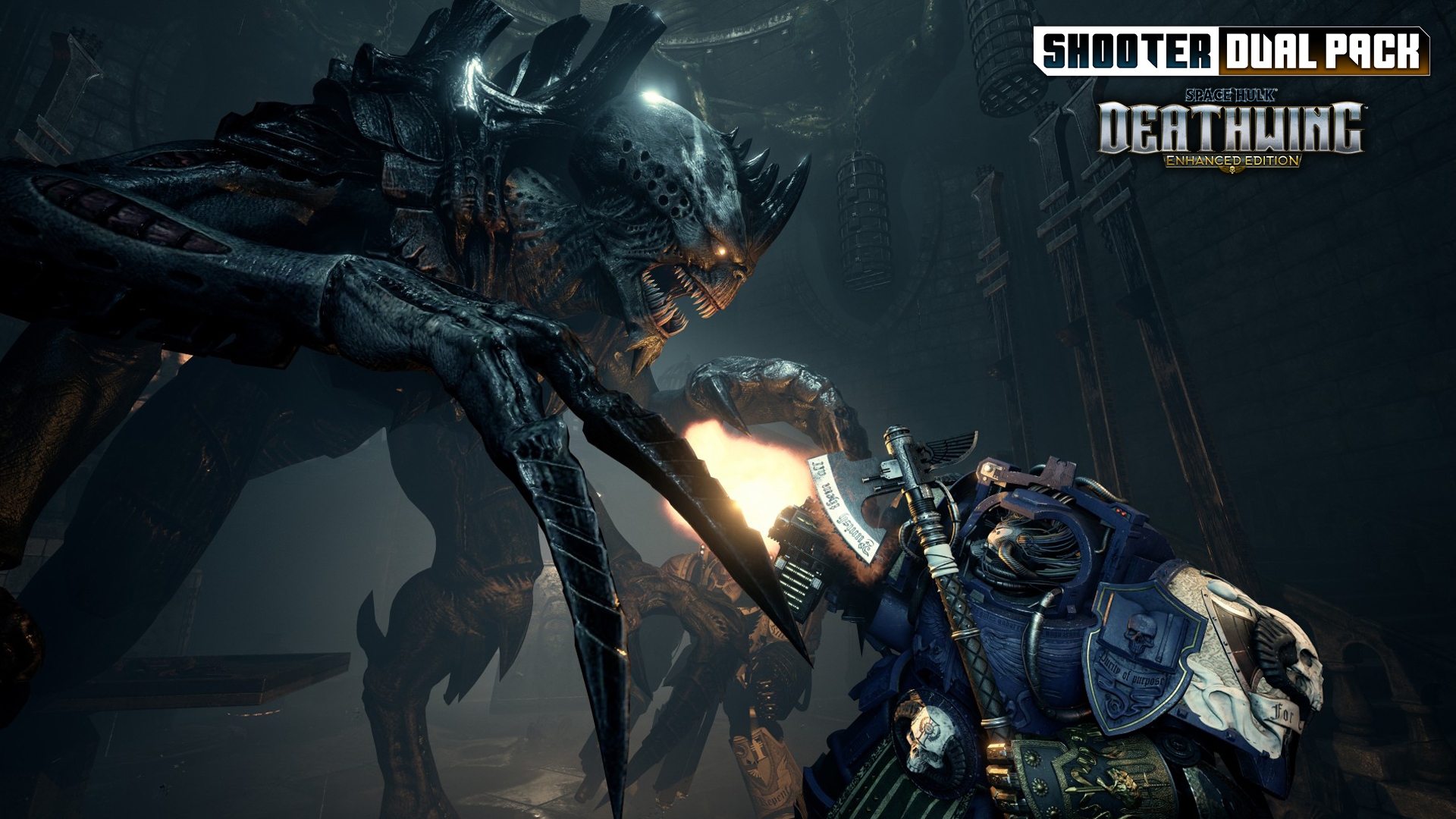 Shooter Dual Pack I Necromunda: Hired Gun + Space Hulk: Deathwing – Enhanced Edition
