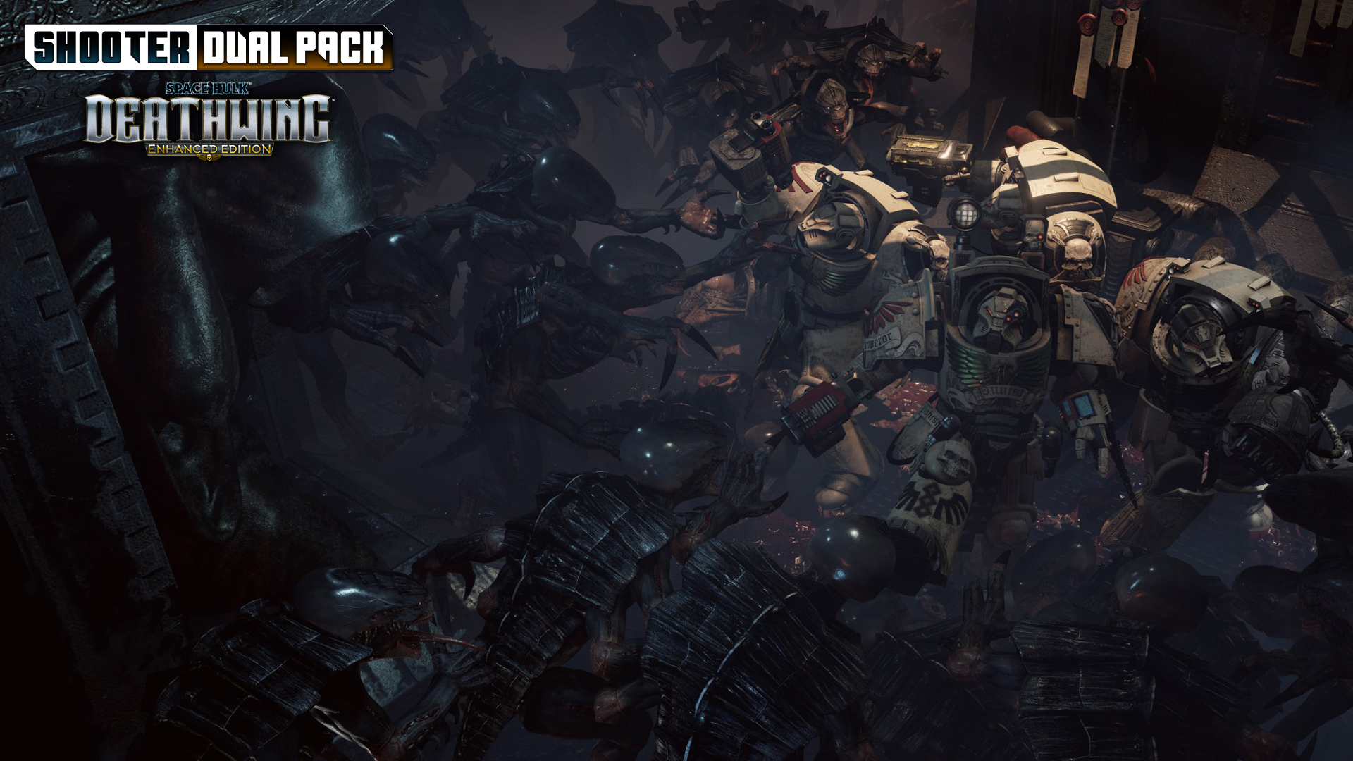 Shooter Dual Pack I Necromunda: Hired Gun + Space Hulk: Deathwing – Enhanced Edition