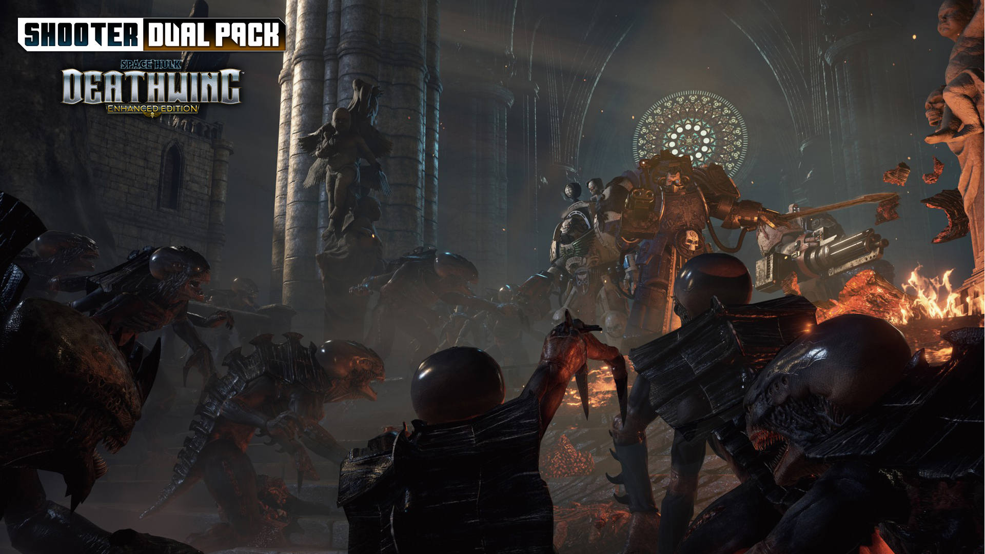 Shooter Dual Pack I Necromunda: Hired Gun + Space Hulk: Deathwing – Enhanced Edition