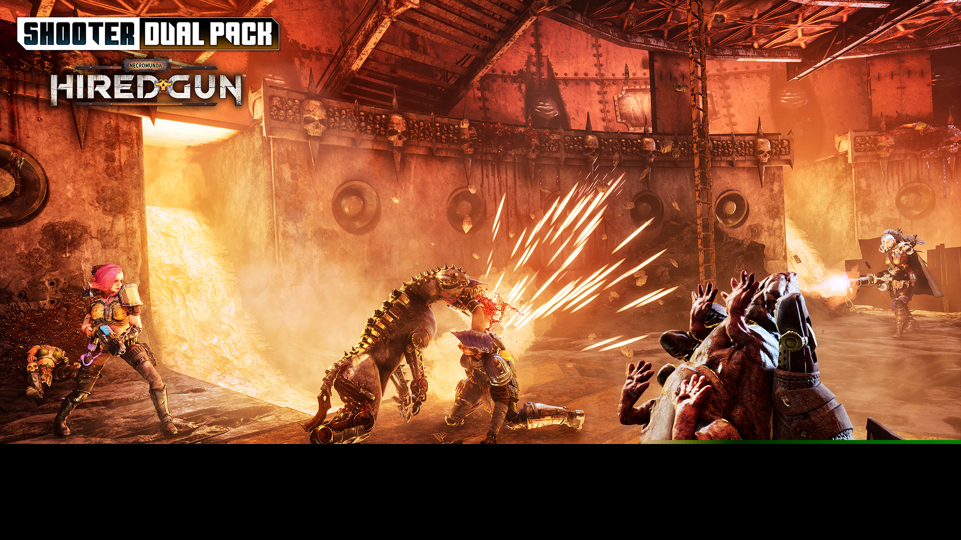 Shooter Dual Pack I Necromunda: Hired Gun + Space Hulk: Deathwing – Enhanced Edition