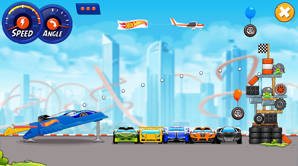 Angry Birds Hot Wheels Smashup
