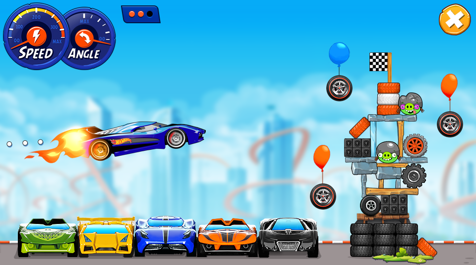 Angry Birds Hot Wheels Smashup