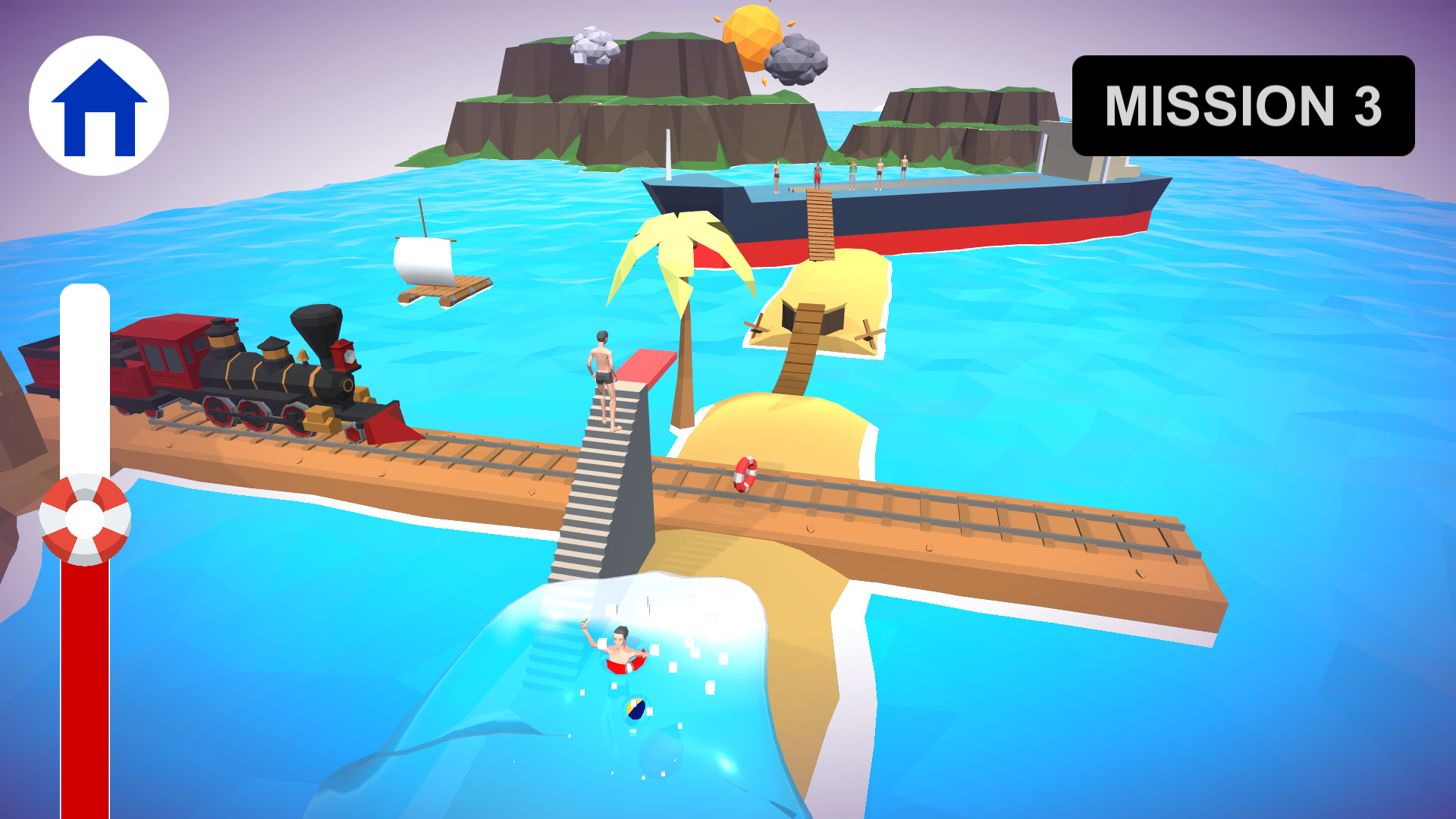 Waves Running Simulator