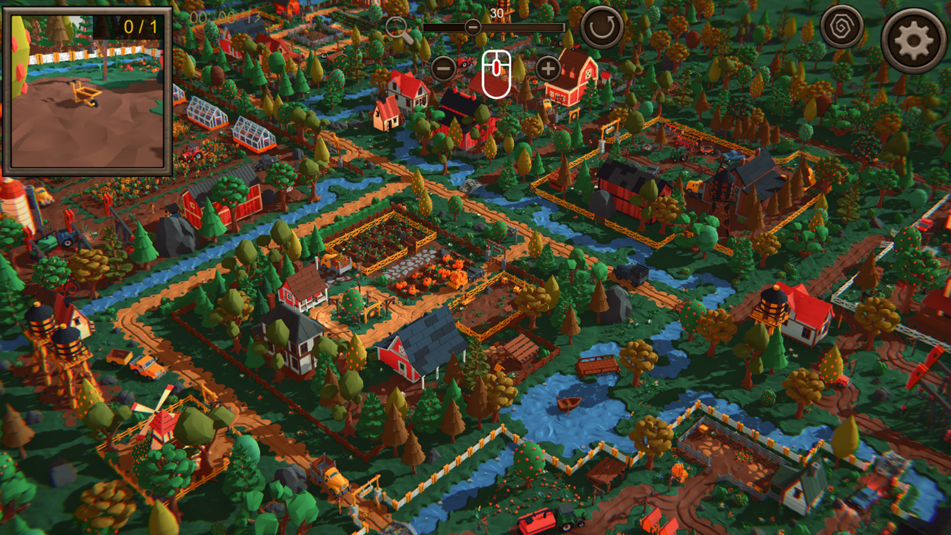 Hidden Farm Top-Down 3D