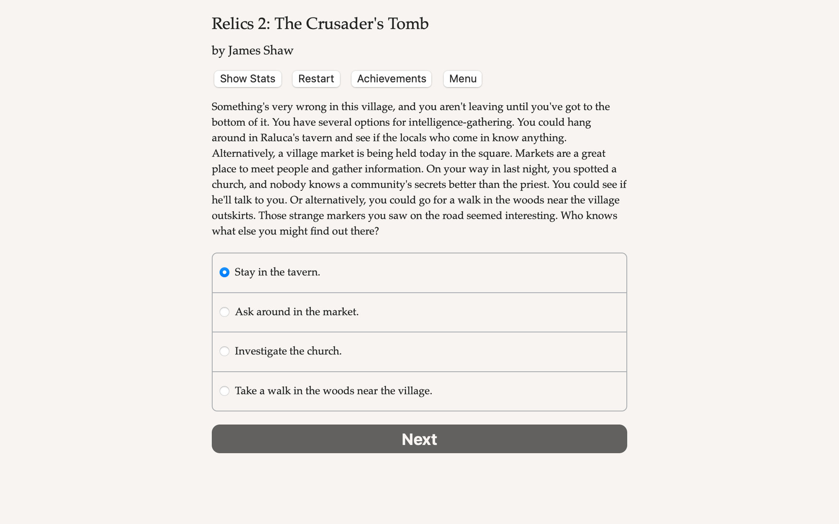 Relics 2: The Crusader’s Tomb