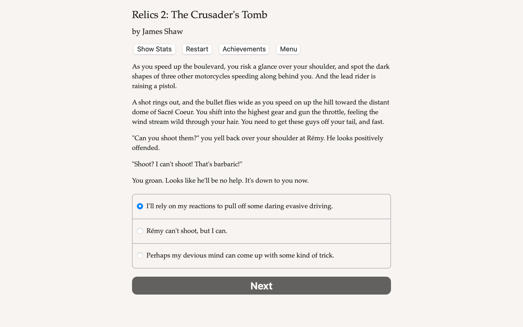 Relics 2: The Crusader’s Tomb