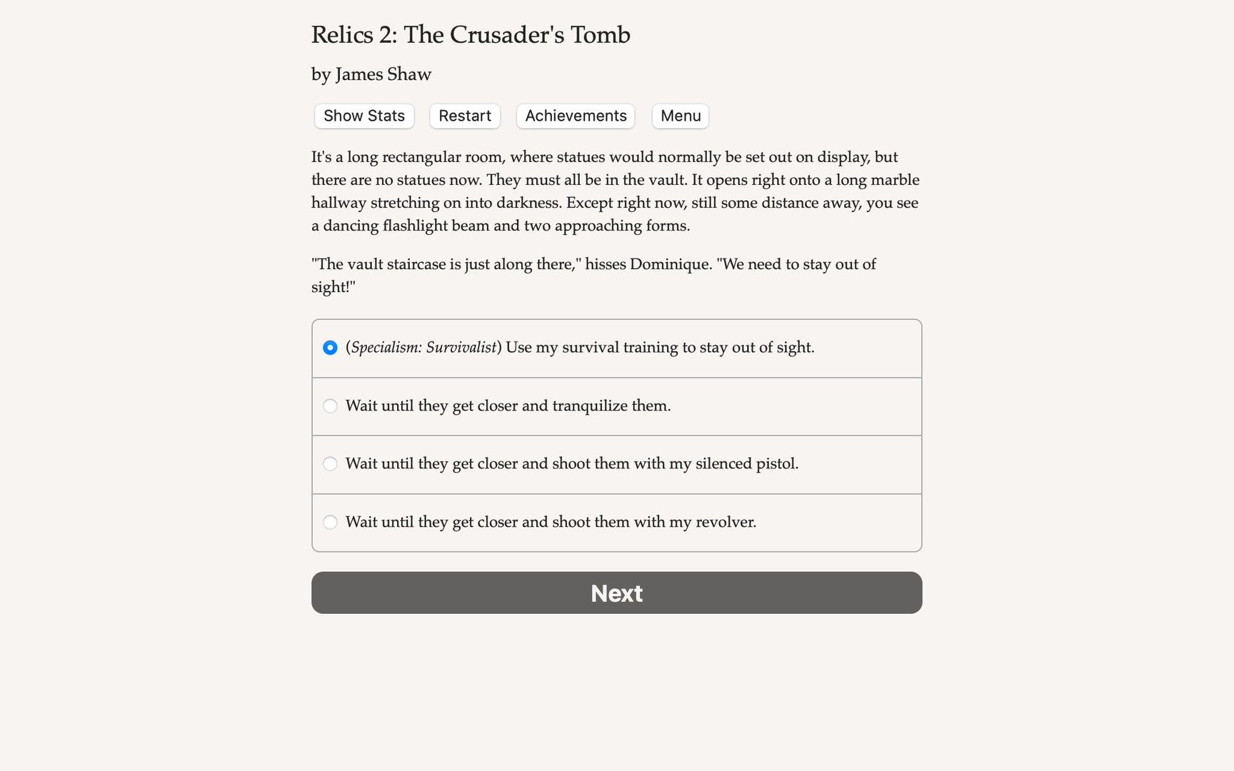 Relics 2: The Crusader’s Tomb