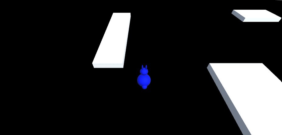 Blue rabbit a world of shapes and lost colors