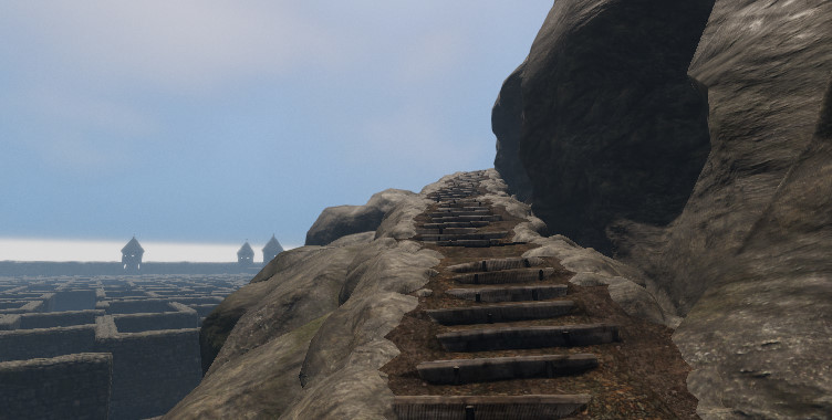 Maze to the old castle