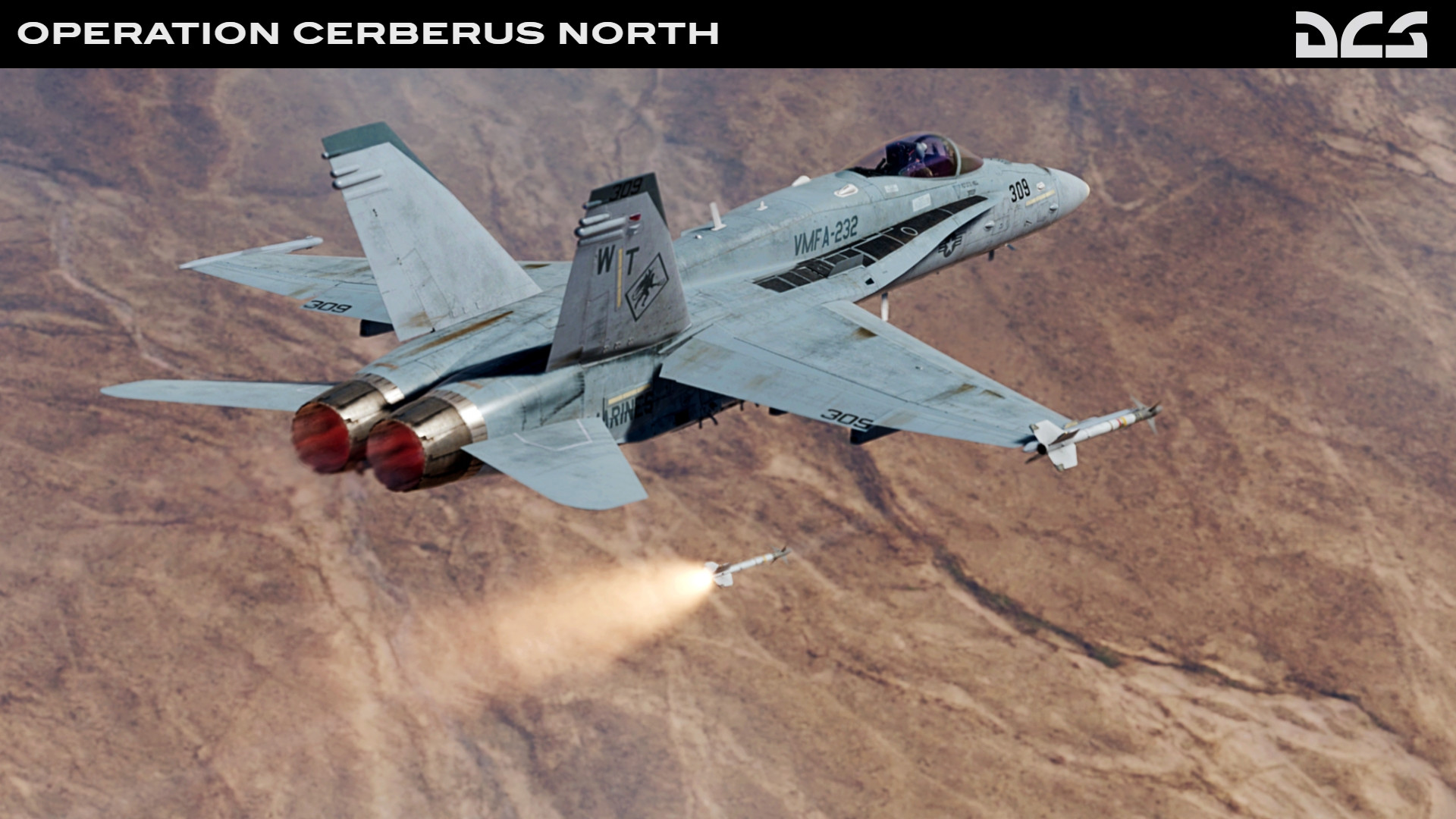 DCS World: F/A-18C Operation Cerberus North by Ground Pounder Sims