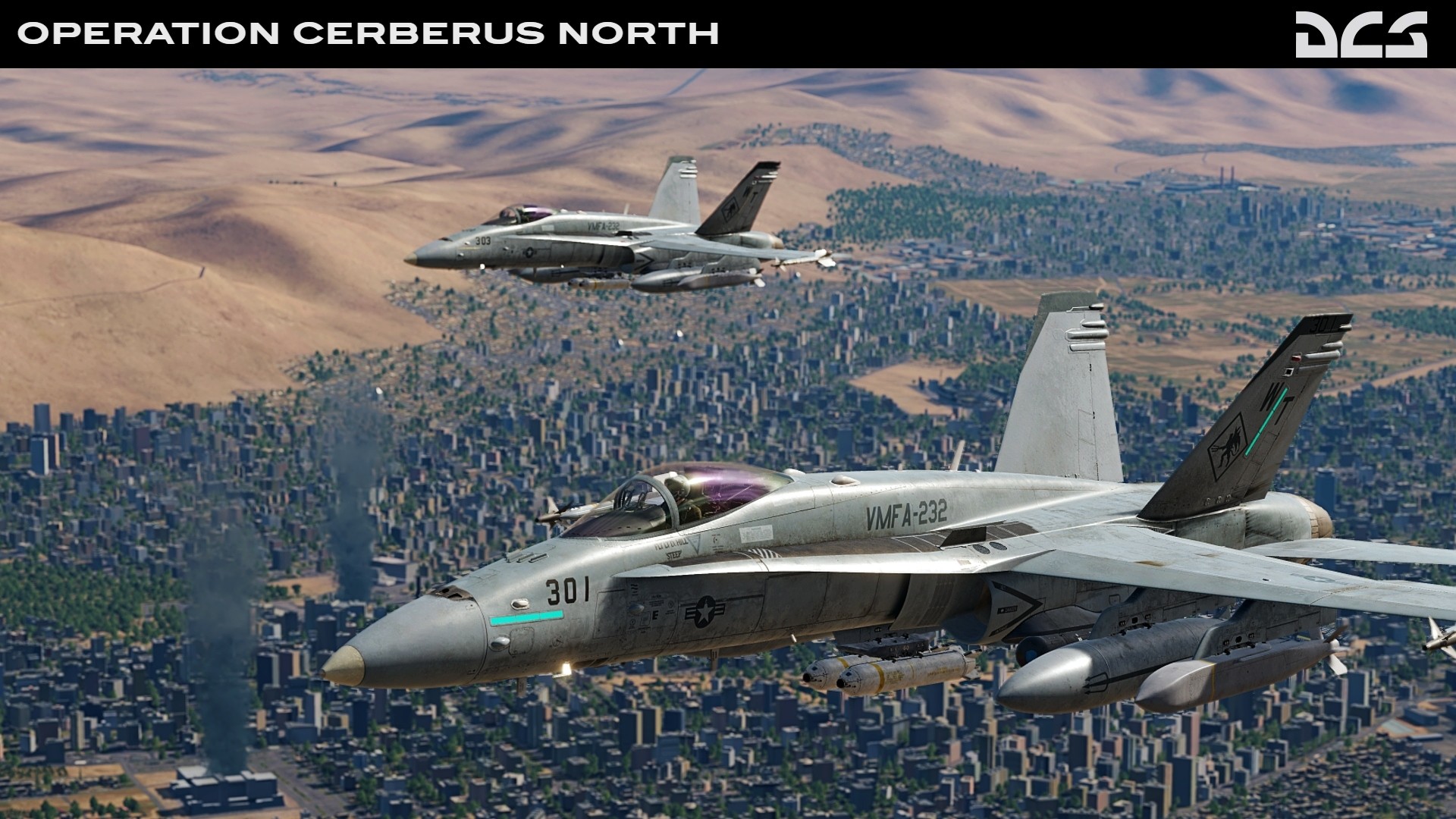 DCS World: F/A-18C Operation Cerberus North by Ground Pounder Sims