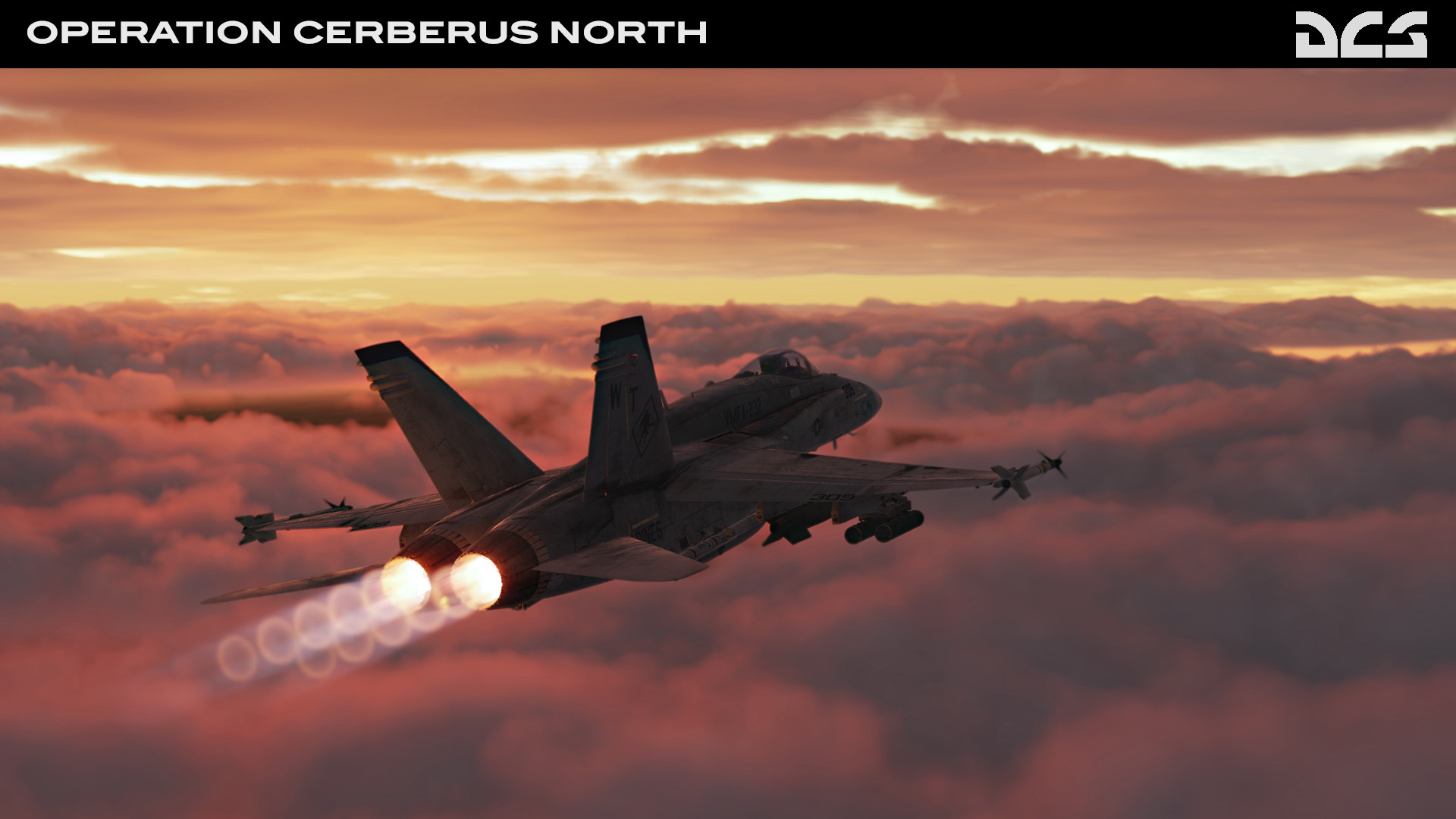 DCS World: F/A-18C Operation Cerberus North by Ground Pounder Sims