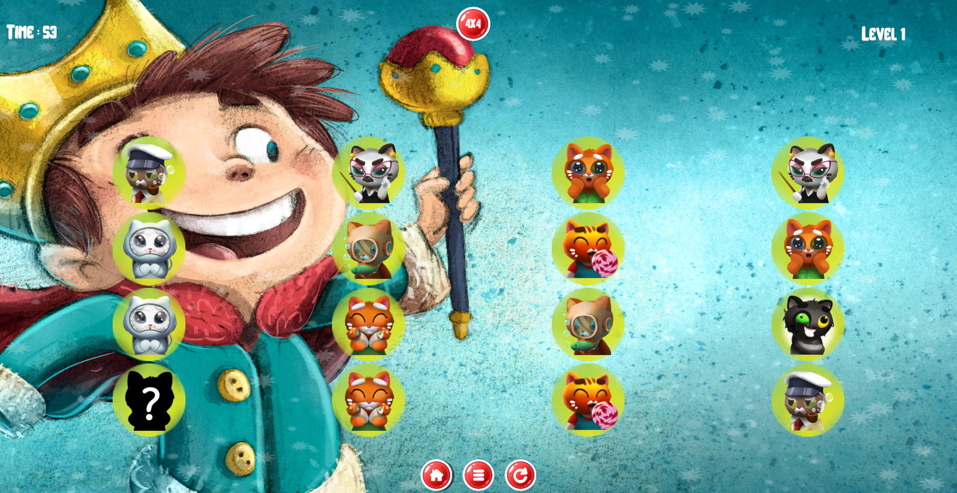 Find the Cats: Memory