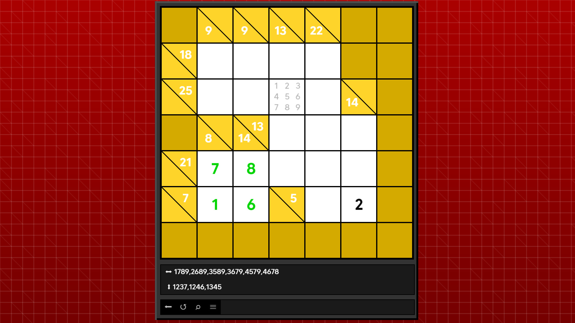 Super Kakuro: Cross Sums