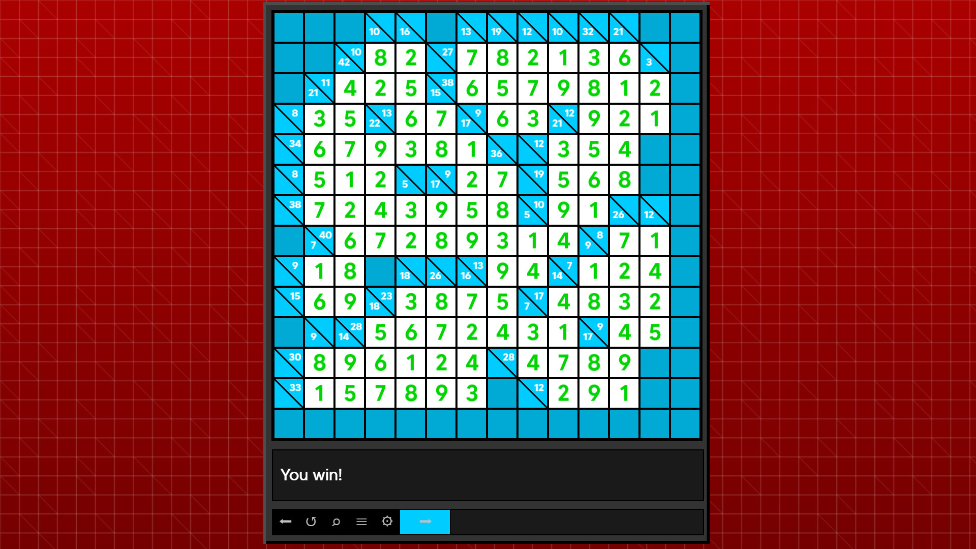 Super Kakuro: Cross Sums