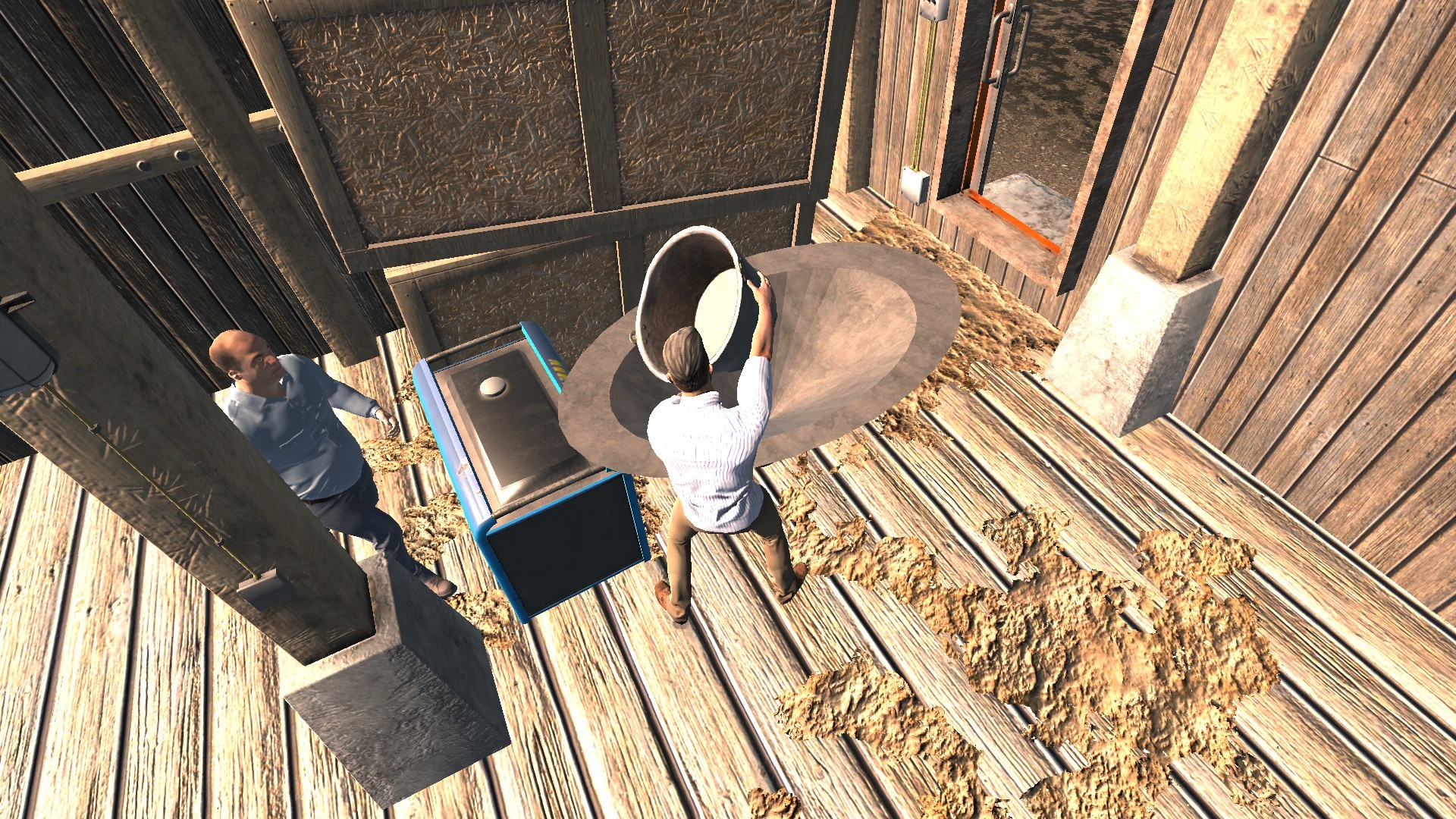 Directly Drink Milk from Cow