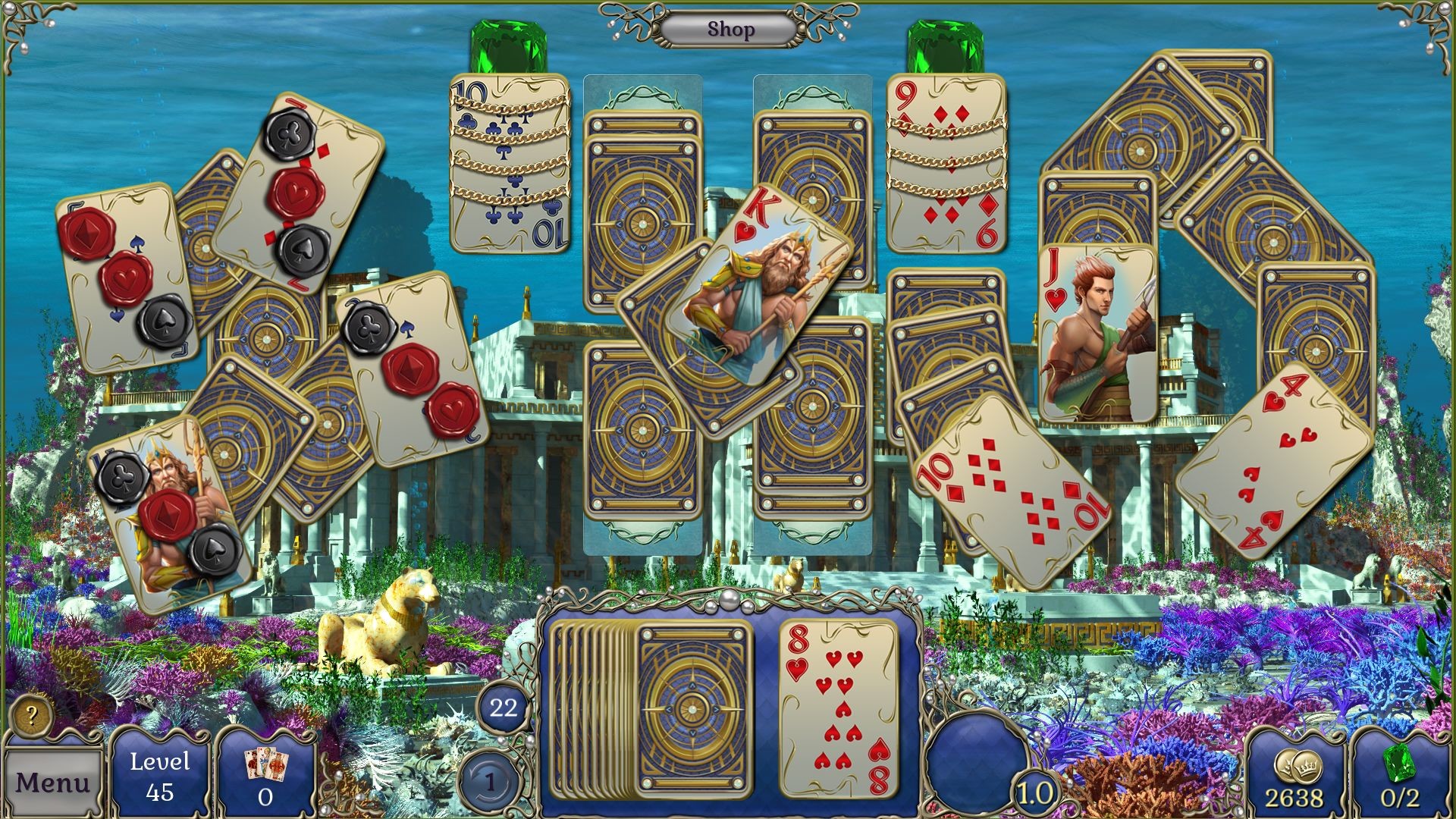 Jewel Match Atlantis Solitaire 3: Collector’s Edition