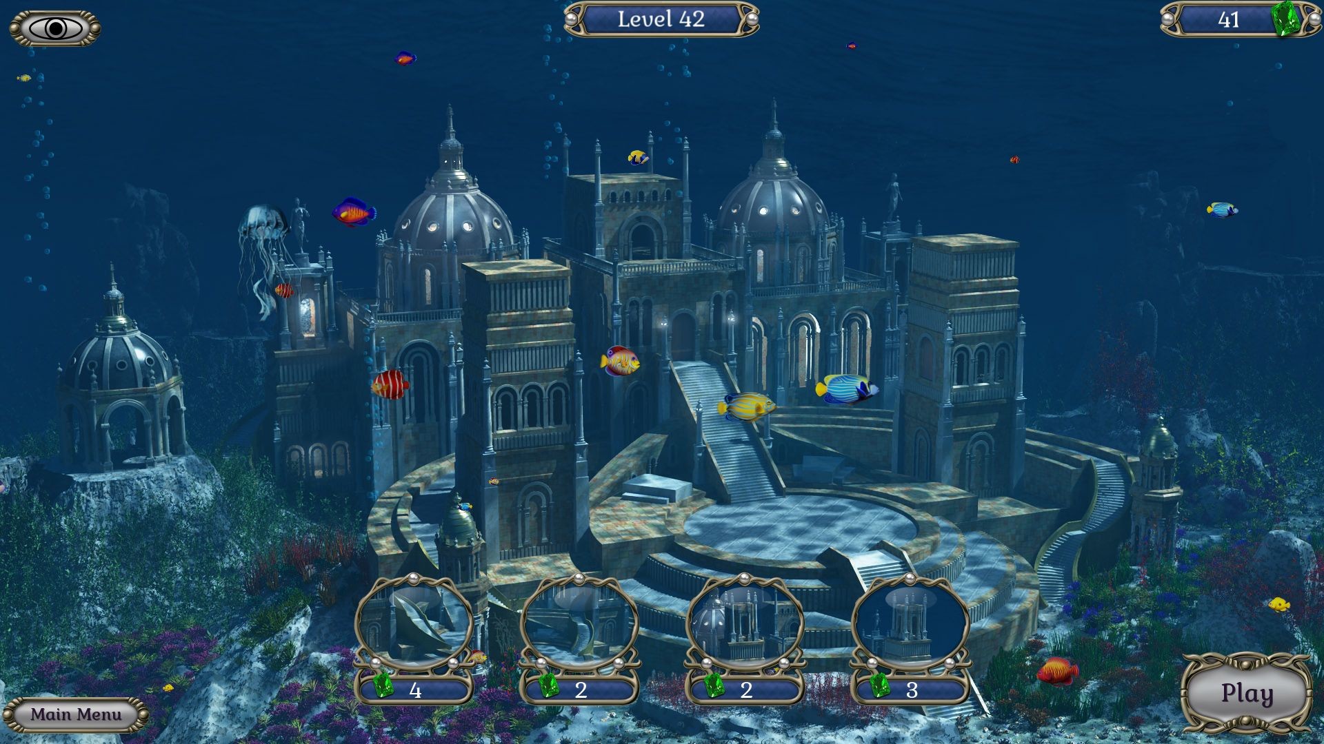 Jewel Match Atlantis Solitaire 3: Collector’s Edition