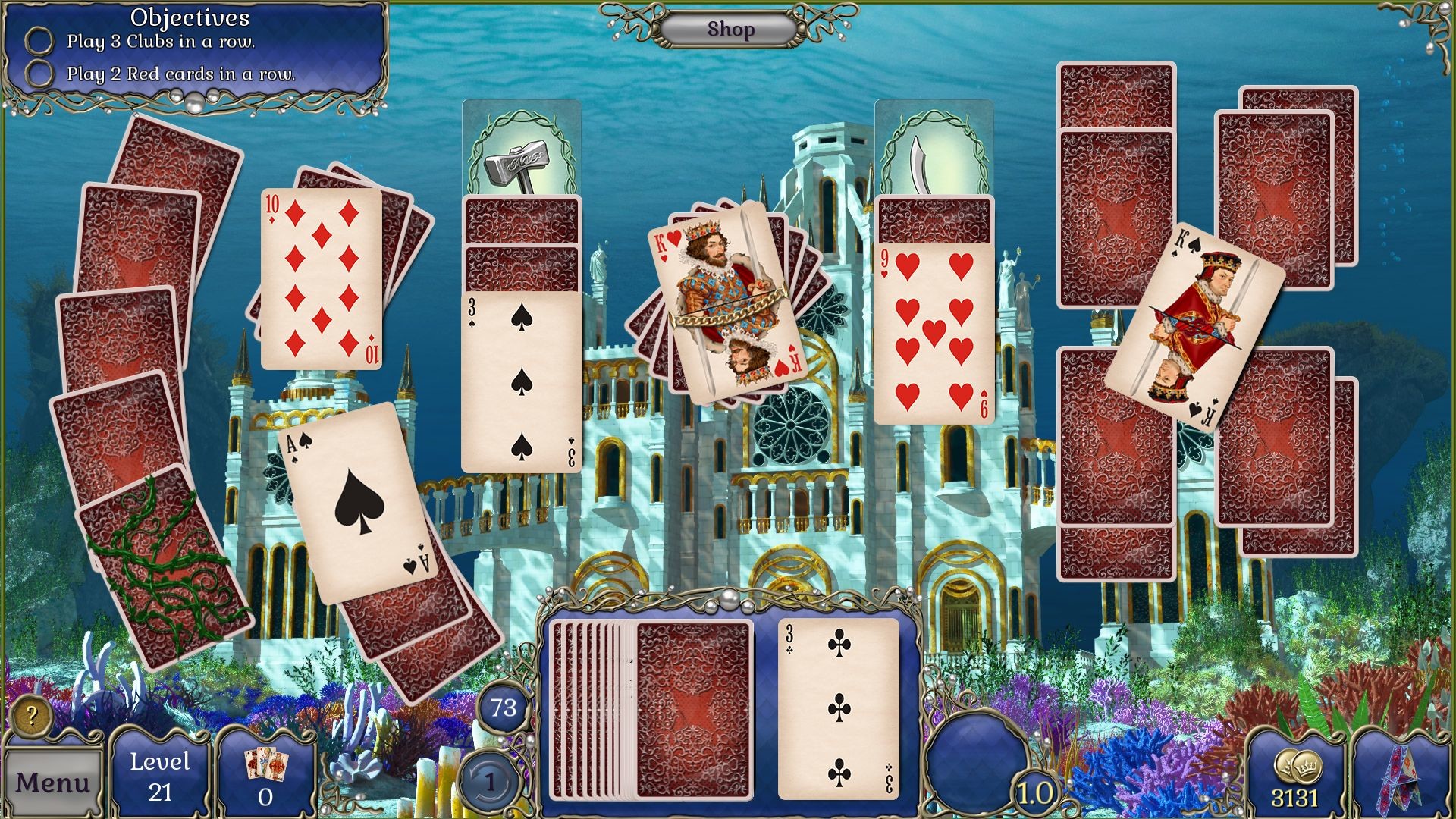 Jewel Match Atlantis Solitaire 3: Collector’s Edition