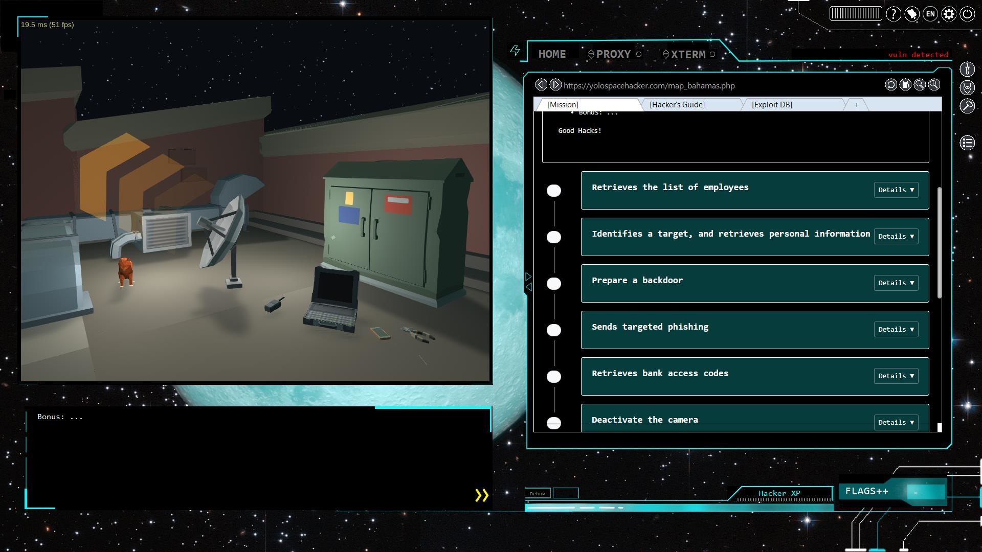 Yolo Space Hacker: Mission Bahamas