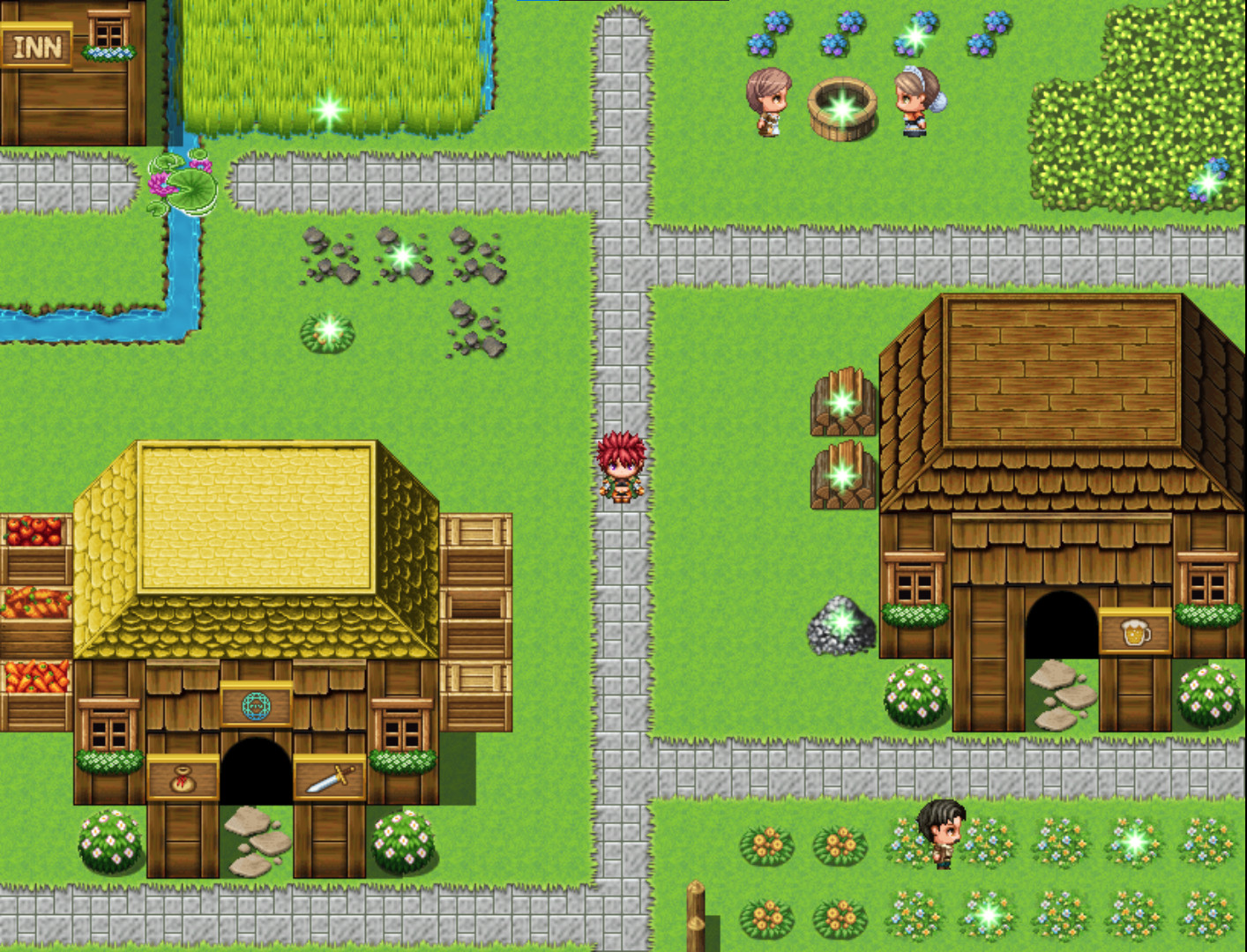 Item Synthesis and Dungeon Exploration