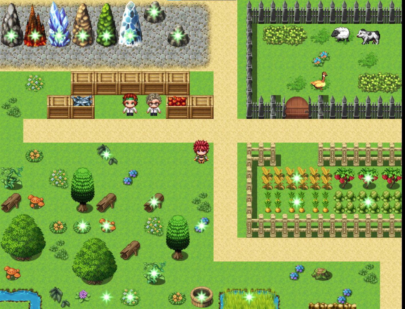 Item Synthesis and Dungeon Exploration