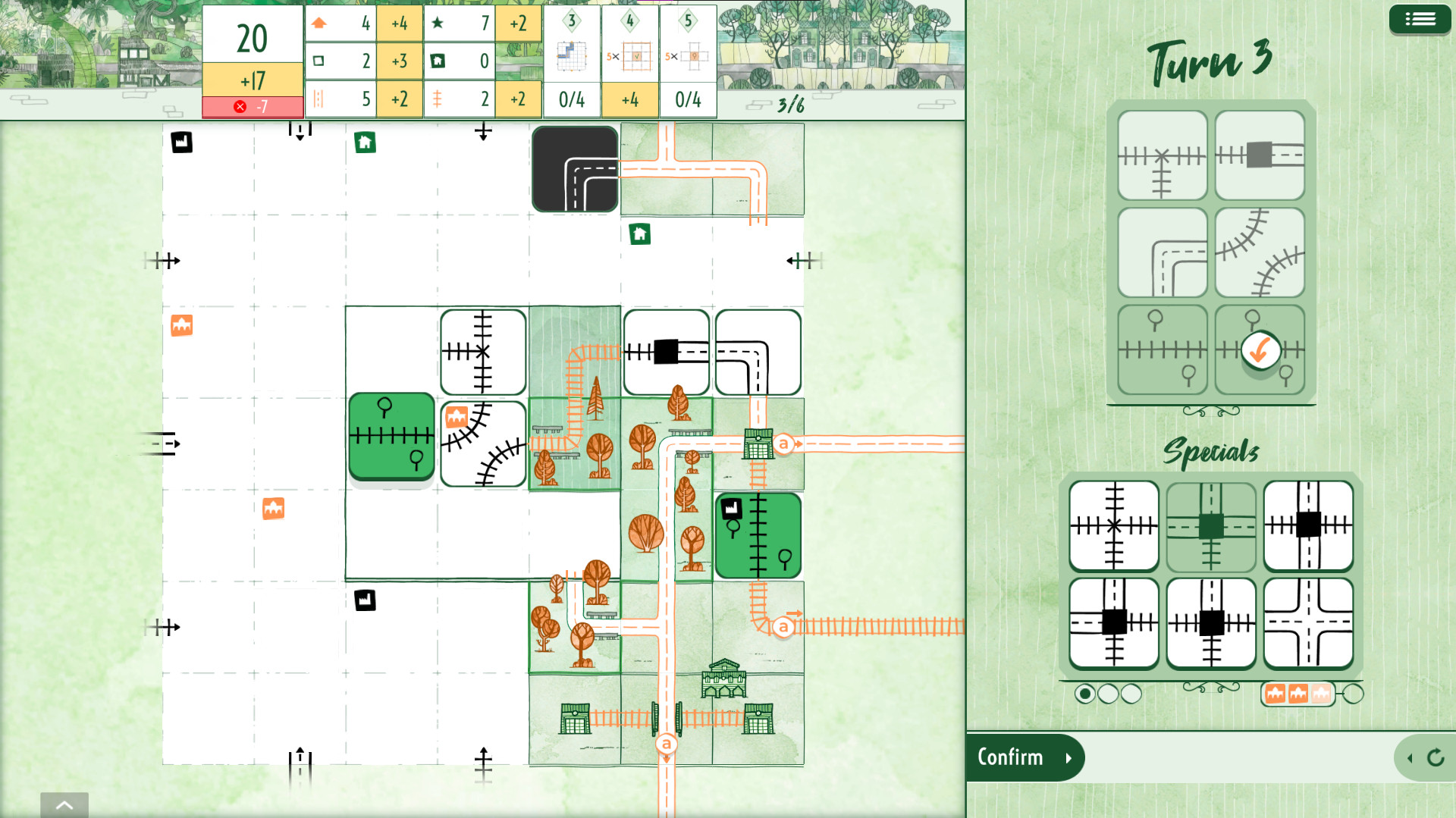 Railroad Ink Challenge: Forest