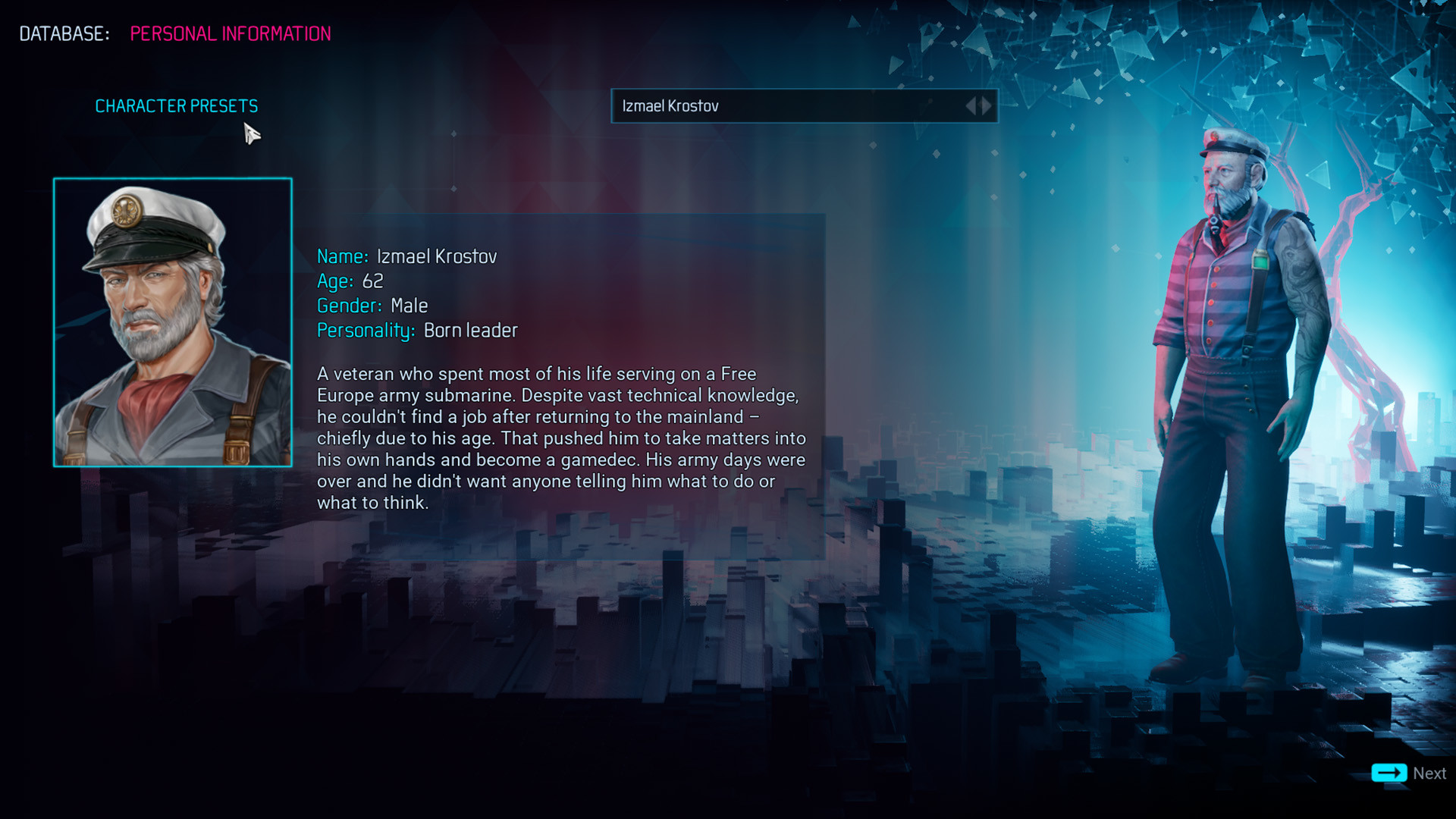 Gamedec: Izmael Krostov