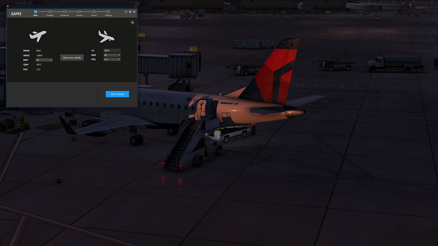 X-Plane 11: Aerosoft – SAM GroundService