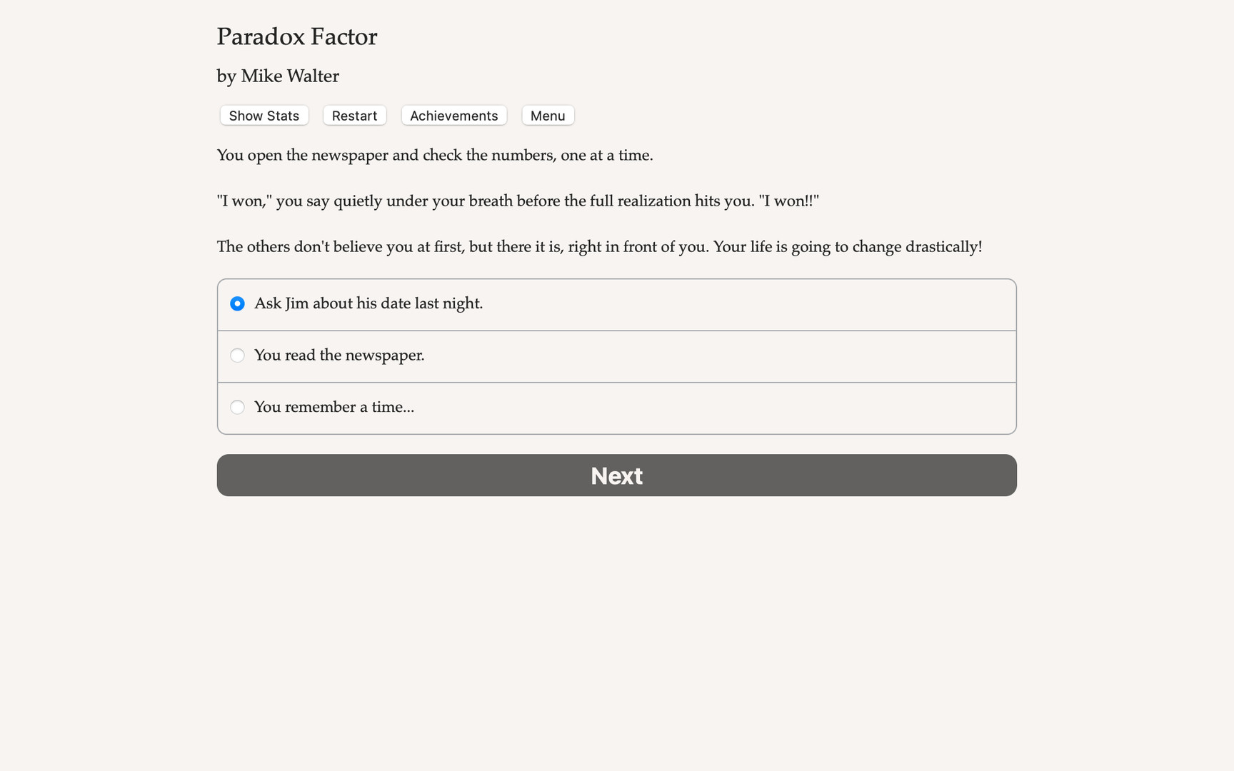 Paradox Factor
