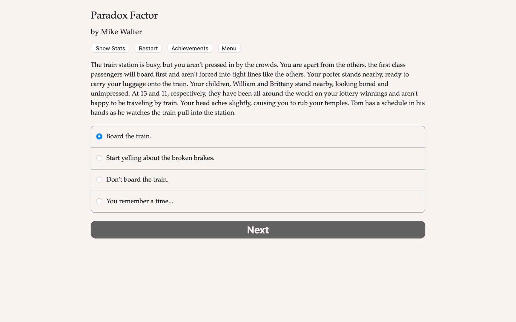 Paradox Factor