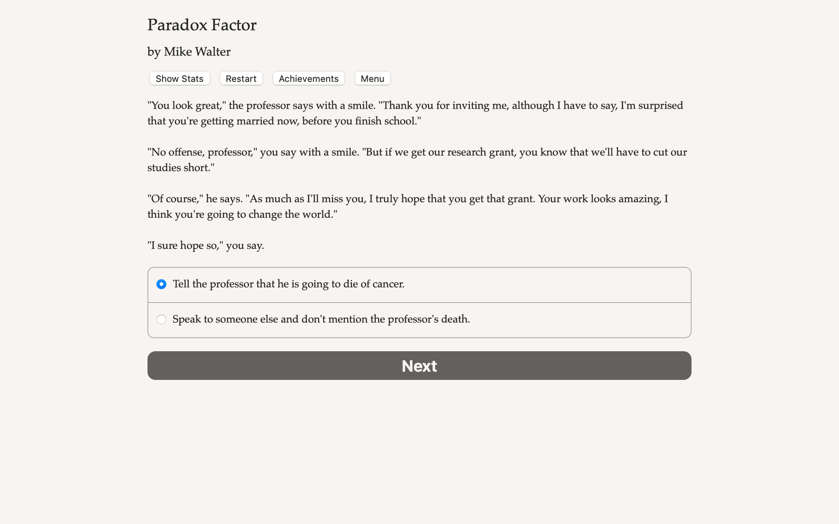 Paradox Factor