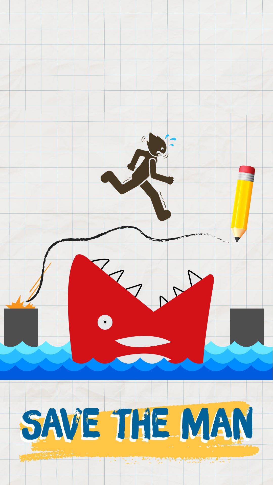 Draw Two Save: Save the man