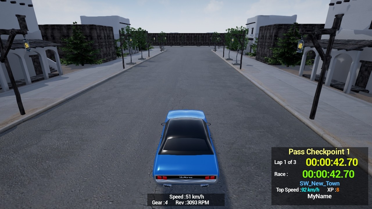 Maze Workout: Western Lost Solo Car Racer