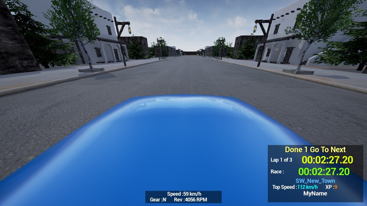 Maze Workout: Western Lost Solo Car Racer