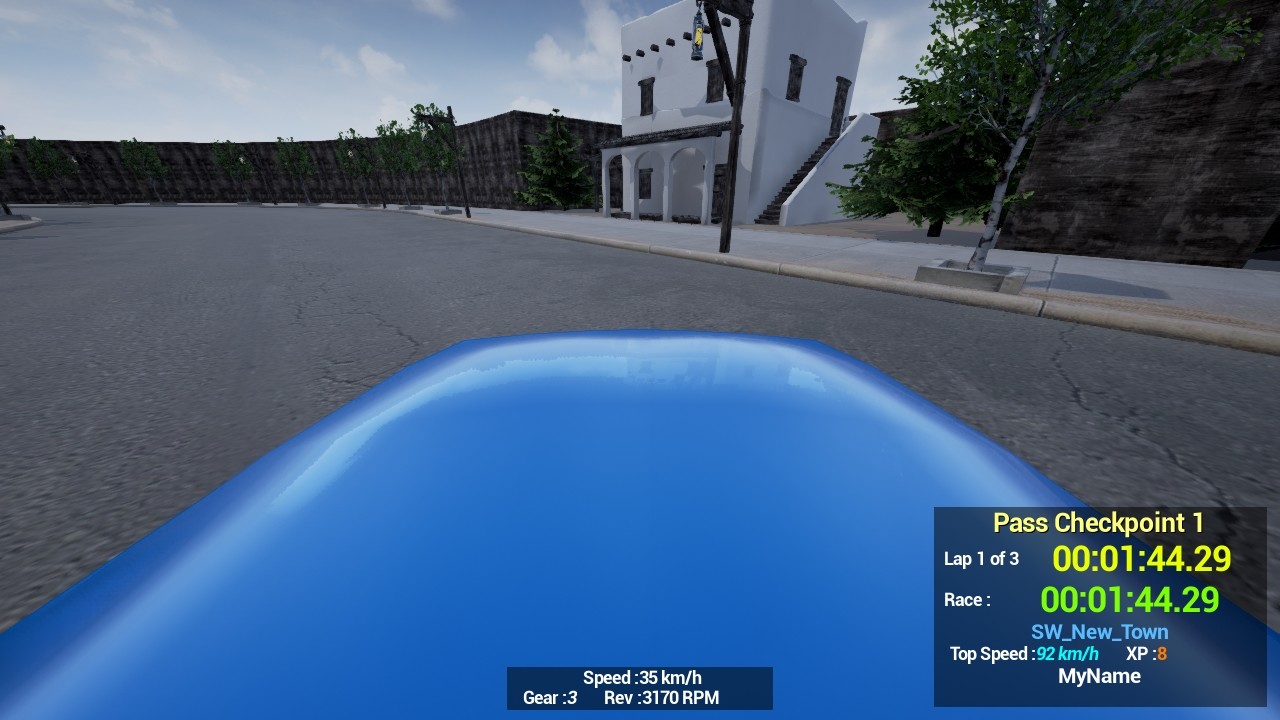 Maze Workout: Western Lost Solo Car Racer