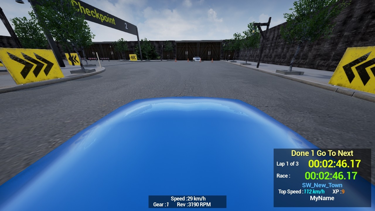 Maze Workout: Western Lost Solo Car Racer