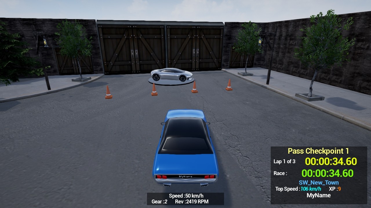 Maze Workout: Western Lost Solo Car Racer