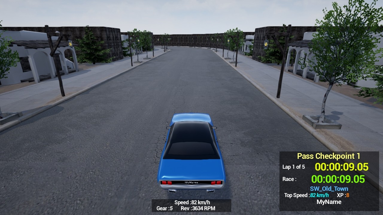 Maze Workout: Western Lost Solo Car Racer