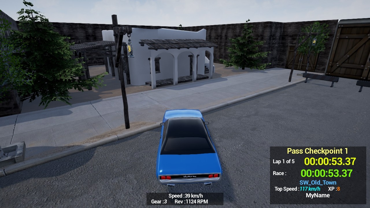 Maze Workout: Western Lost Solo Car Racer