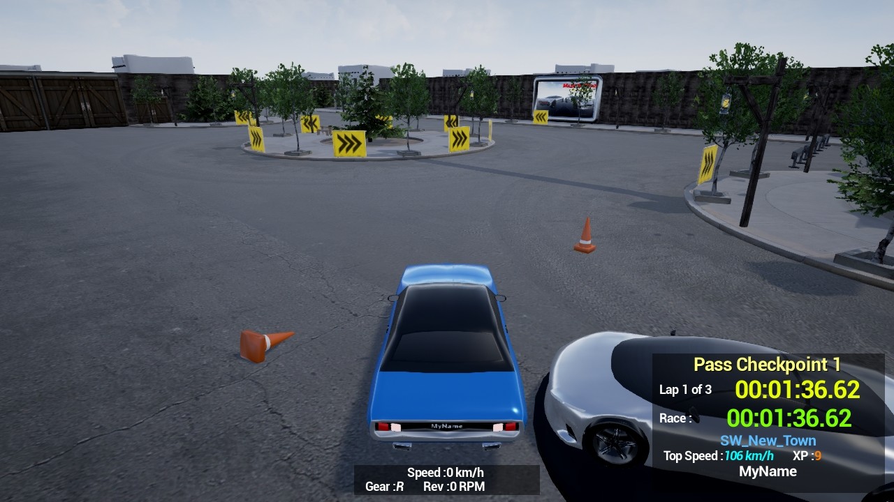 Maze Workout: Western Lost Solo Car Racer