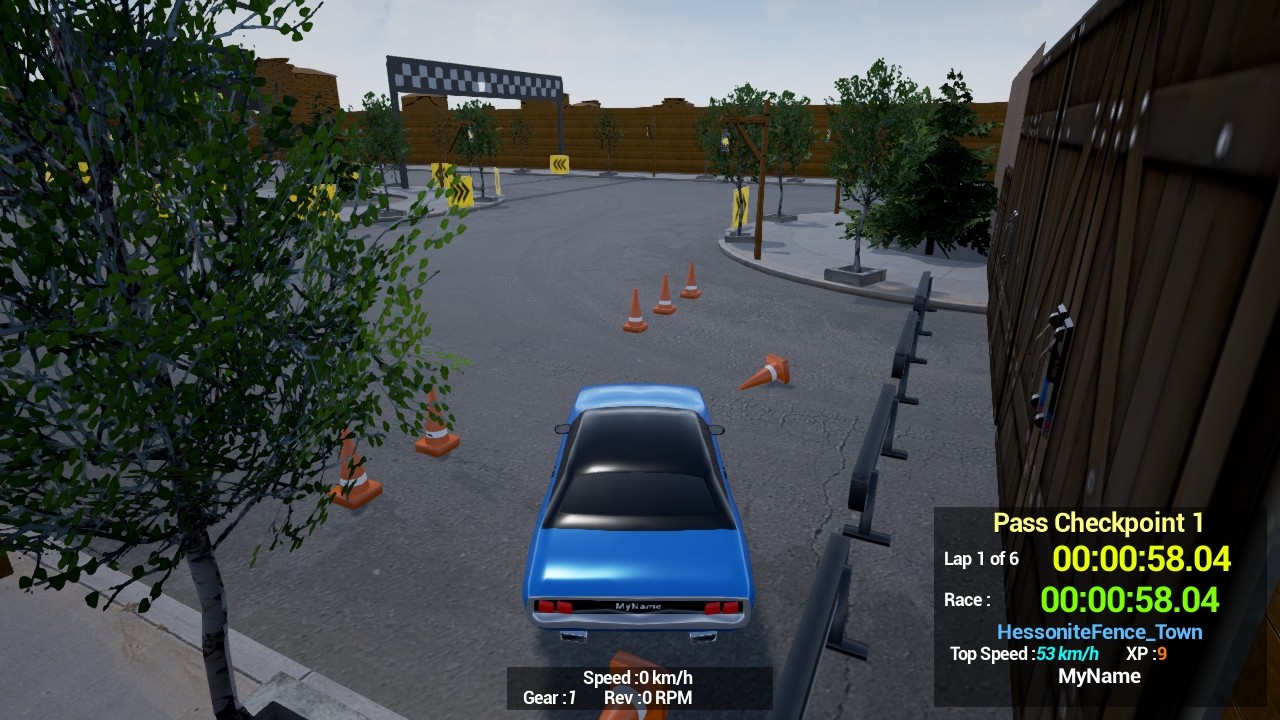 Maze Workout: Western Lost Solo Car Racer