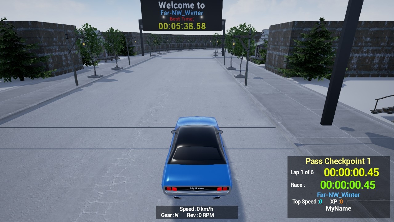 Maze Workout: Western Lost Solo Car Racer