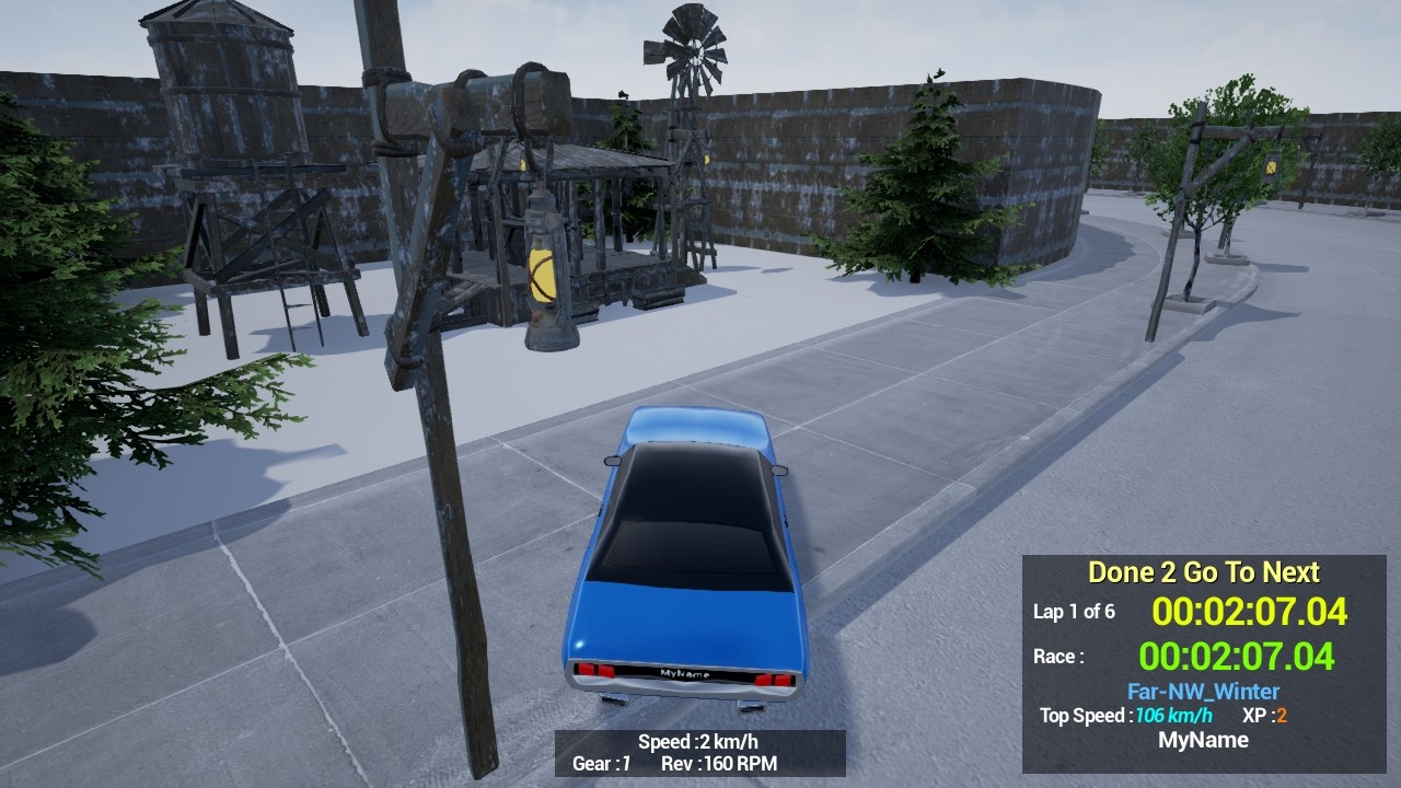 Maze Workout: Western Lost Solo Car Racer