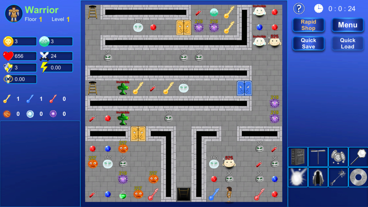 Magic Tower: Destroy the Wormhole