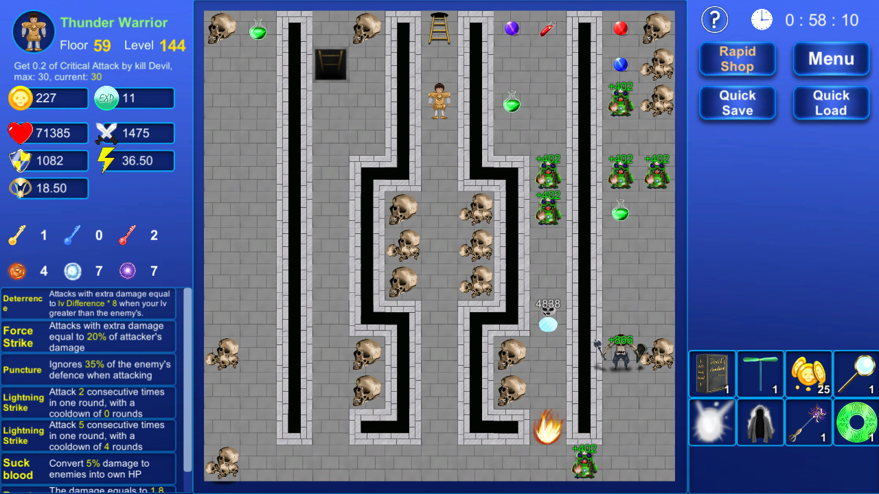 Magic Tower: Destroy the Wormhole
