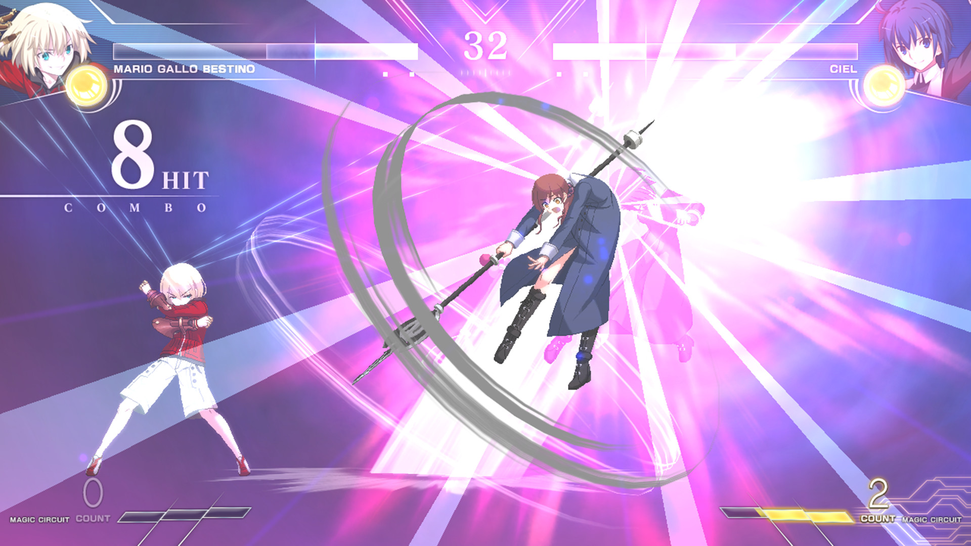 Melty Blood: Type Lumina – Mario Playable Character